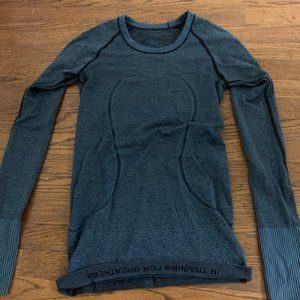 Lululemon blue swiftly tech long sleeve